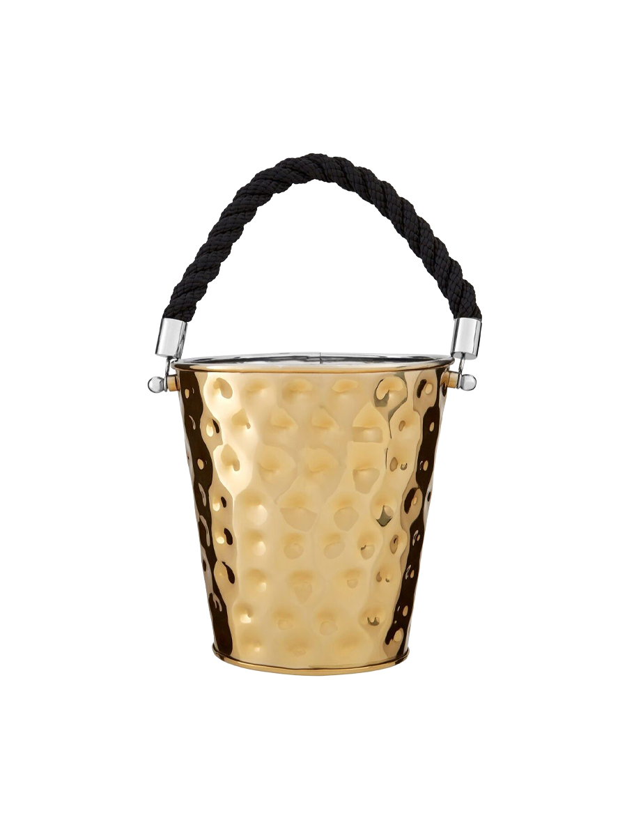 
"Miresa" stainless steel design bottle cooler - Gold / Medium