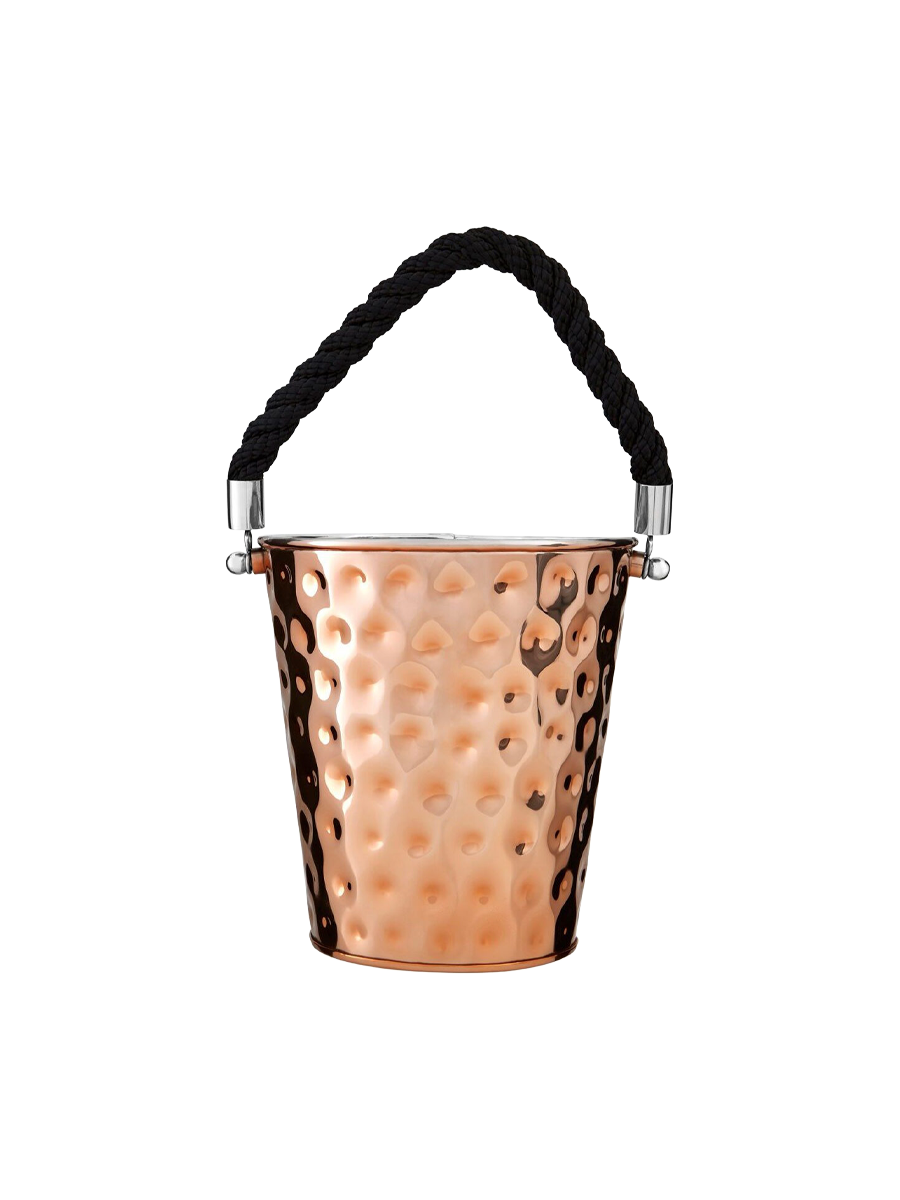 
"Miresa" stainless steel design bottle cooler - Copper / Medium