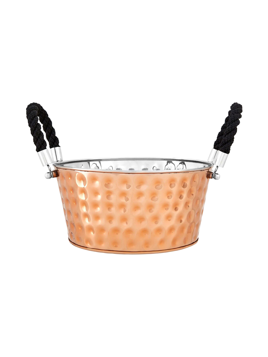 
"Miresa" stainless steel design bottle cooler - Copper / Large