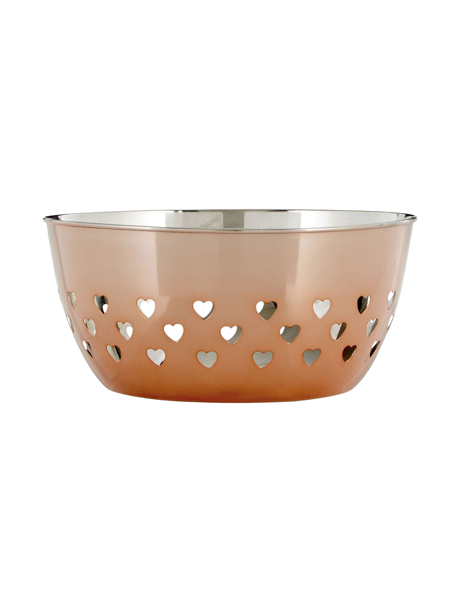 
Bol « Hearts » en acier inoxydable Ø 20 cm - Or rose
