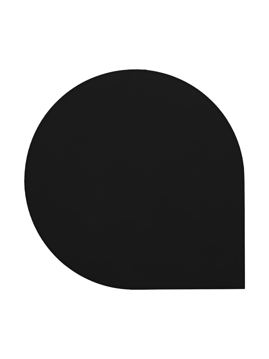 
Set de 2 sets de table design « Stilla » 40 x 40 cm - Noir