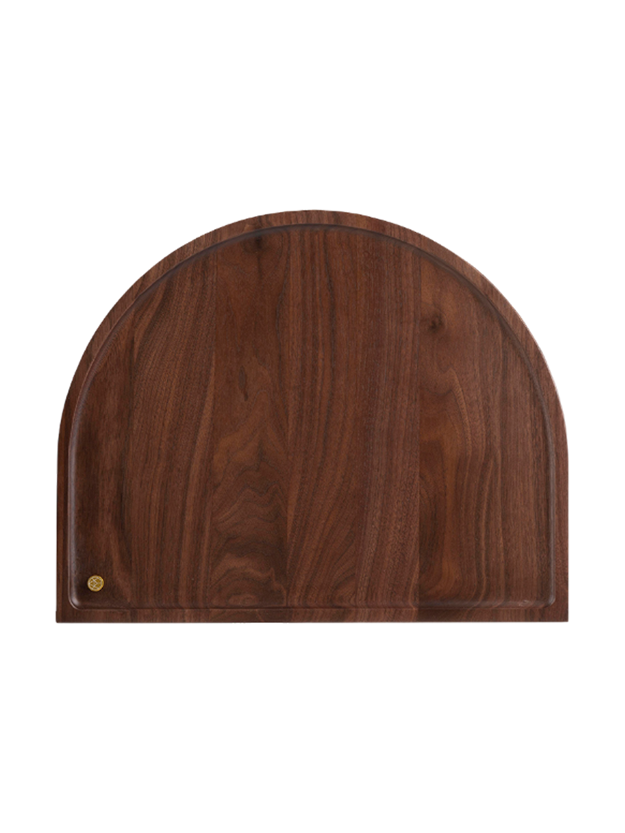 
Solid Wood Design Tray "Sessio" 31.7 x 39.5 cm - Nut tree