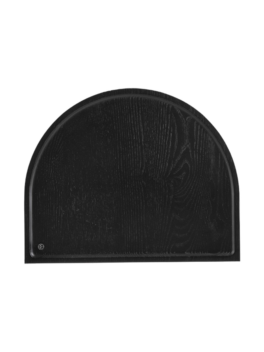 
Solid Wood Design Tray "Sessio" 31.7 x 39.5 cm - Black