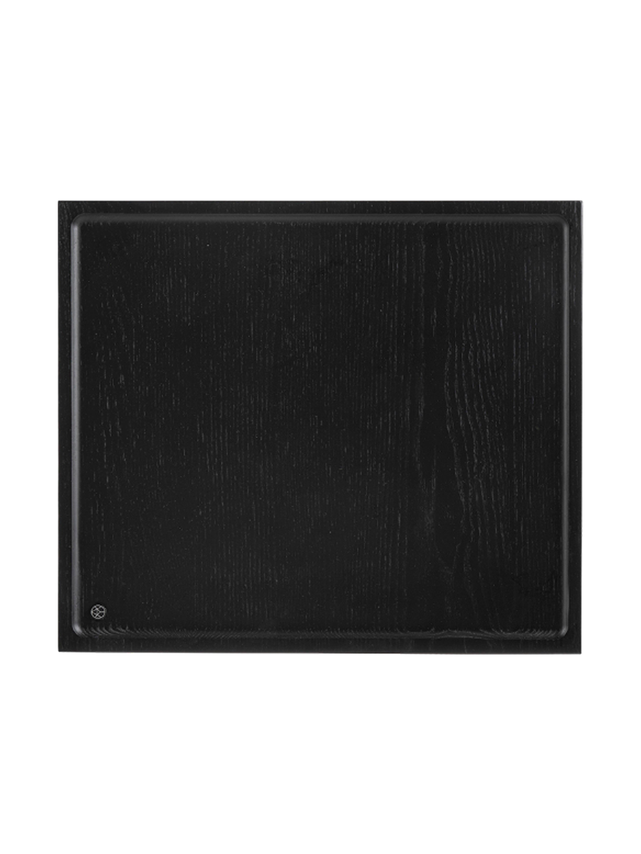 
Solid Wood Design Tray "Sessio" 39.5 x 34 cm - Black