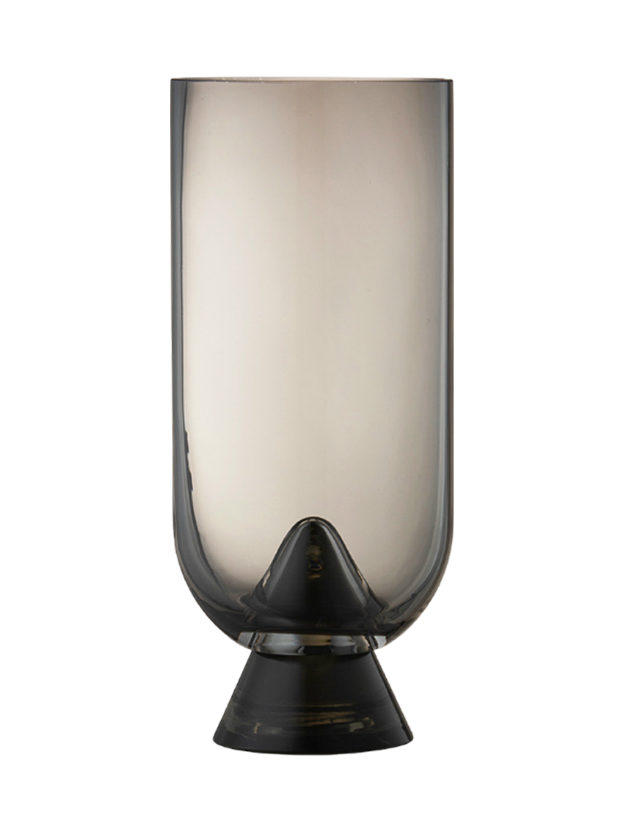 
Vaso di design „Glacies“ Ø 10.6 x 23.5 cm - Nero