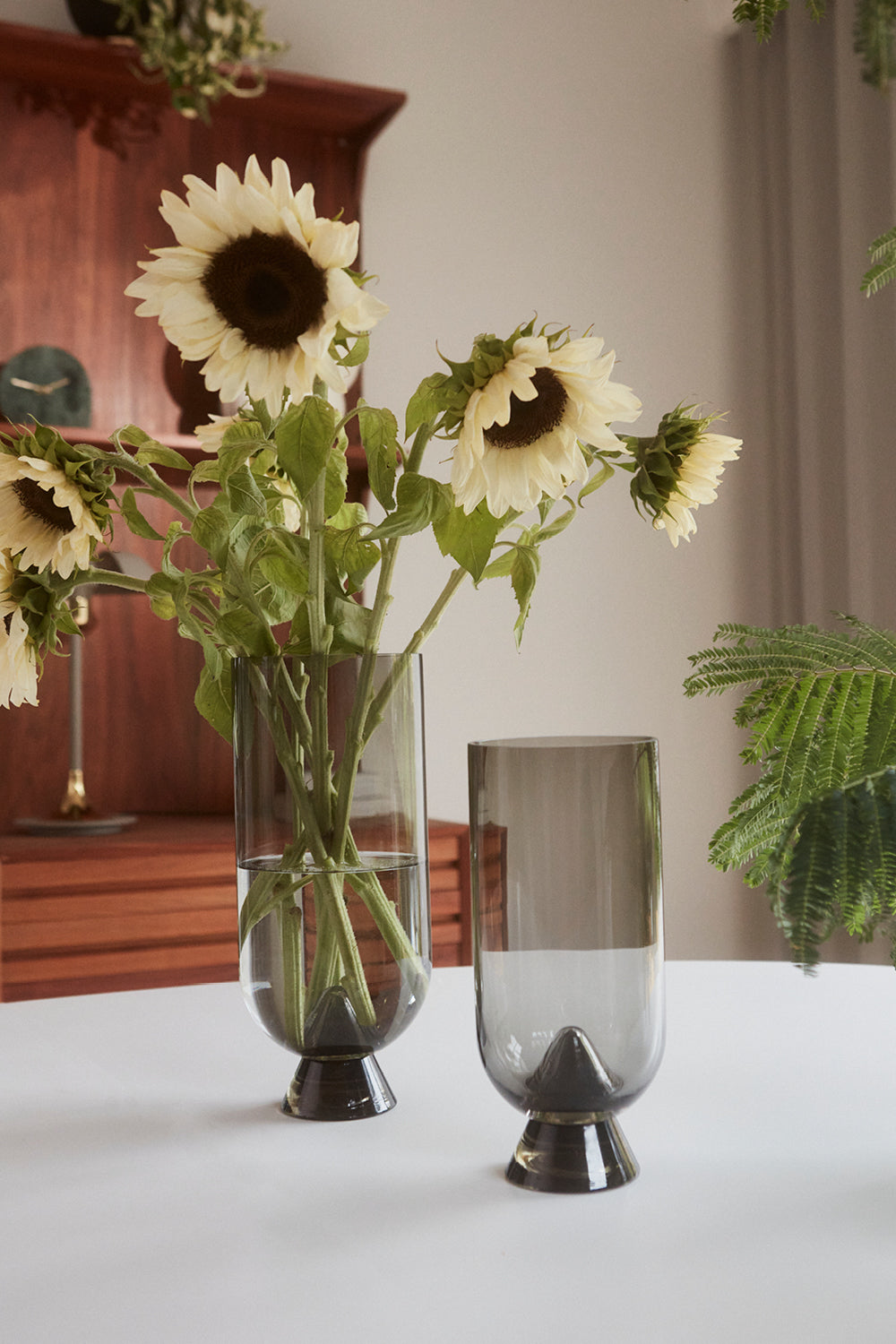 
Vaso di design „Glacies“ Ø 10.6 x 23.5 cm - Nero