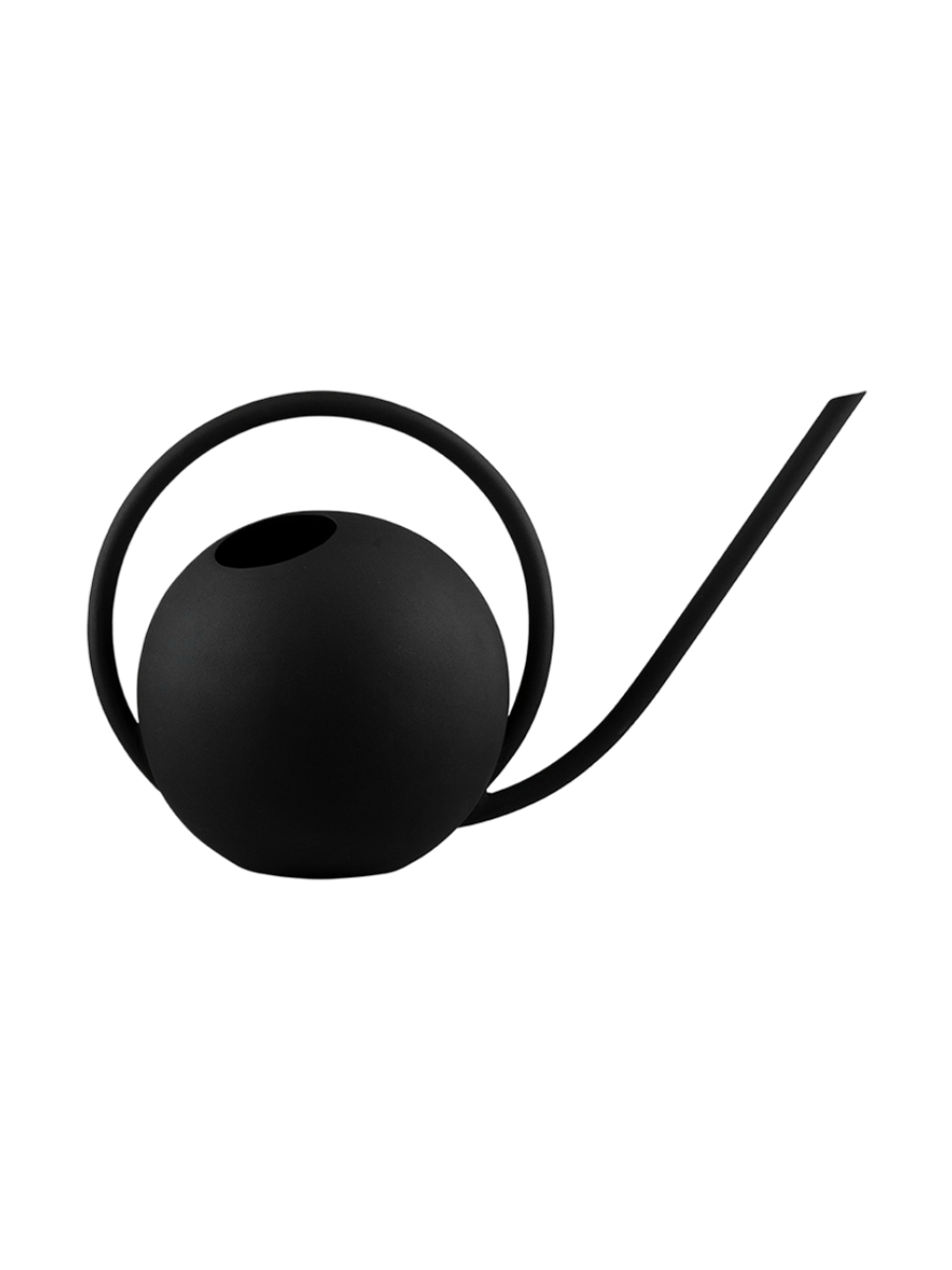 
"Globe" designer watering can, stainless steel