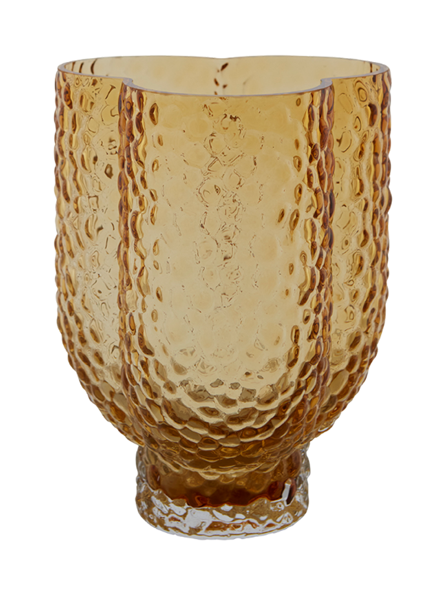 
Vaso di design „Aura Trio“ soffiato a bocca - Ambra