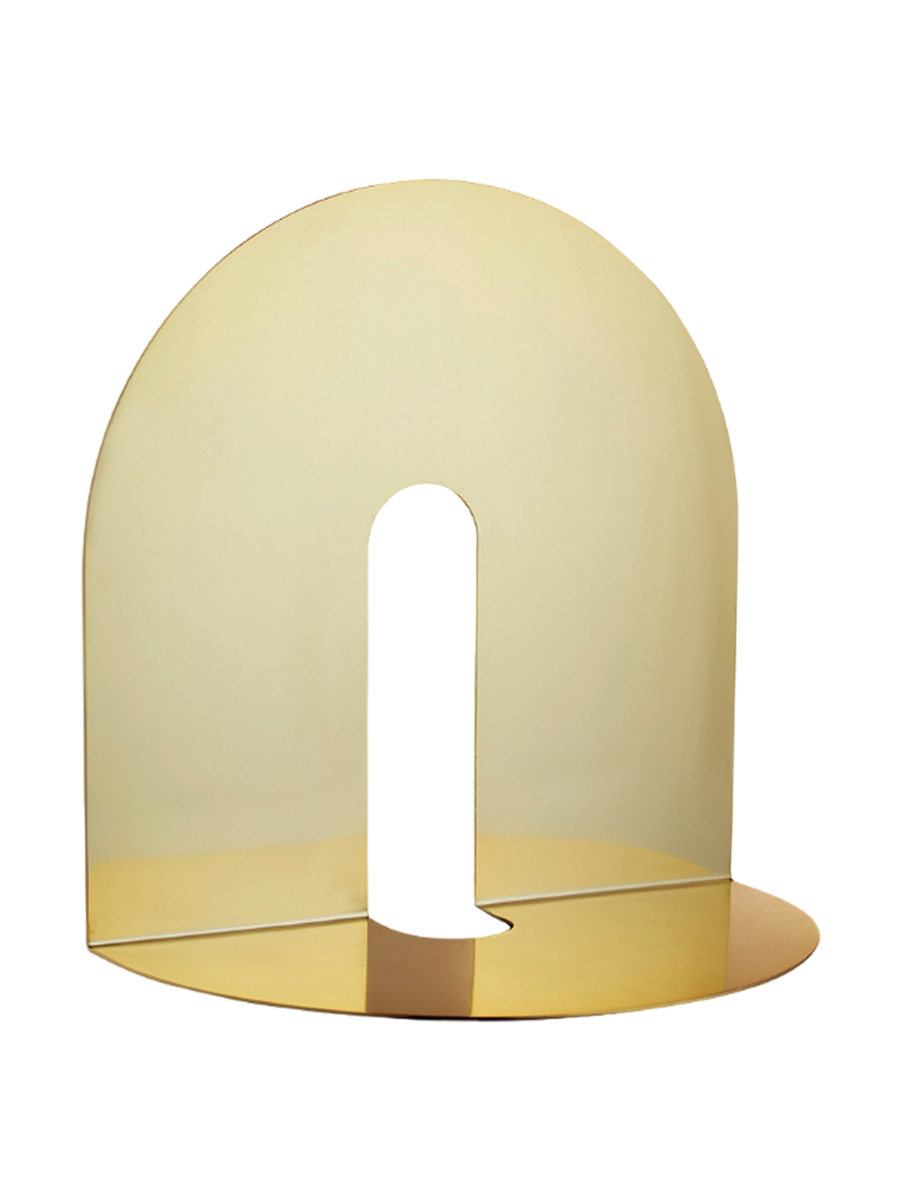 
Étagère murale design « Castellum » or, 30 x 30 cm