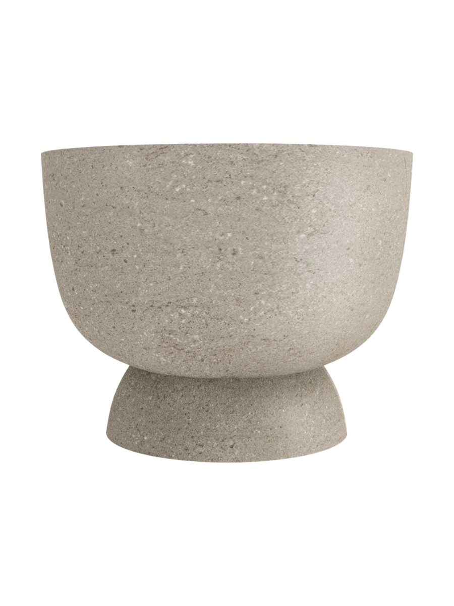 
Portavaso di design per interni/esterni „Terra“, sabbia - Ø 60 x 45 cm