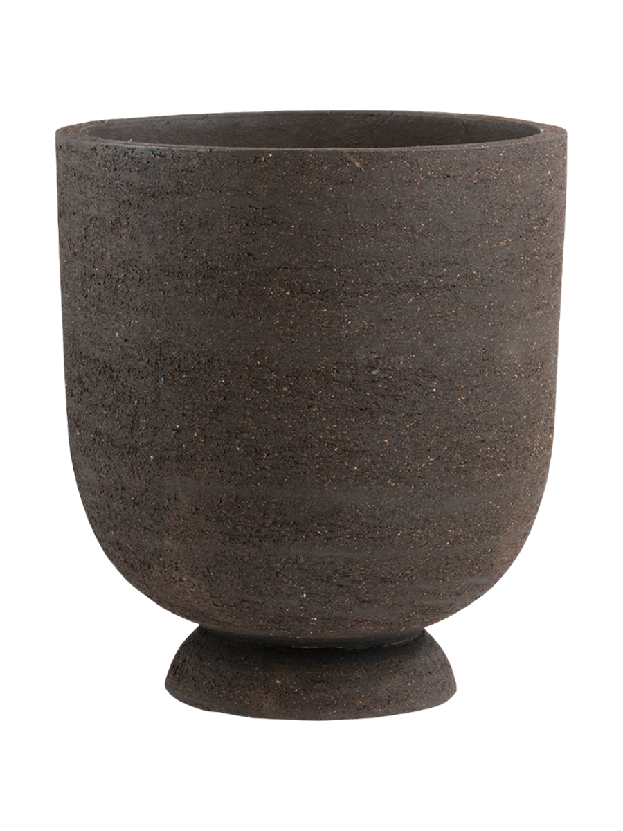 
Indoor/Outdoor Designer Flower Pot "Terra", Java Brown - Ø 50 x 60 cm