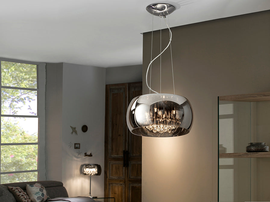 
Suspension LED design à intensité variable « Argos » - sans télécommande / Ø 40 cm