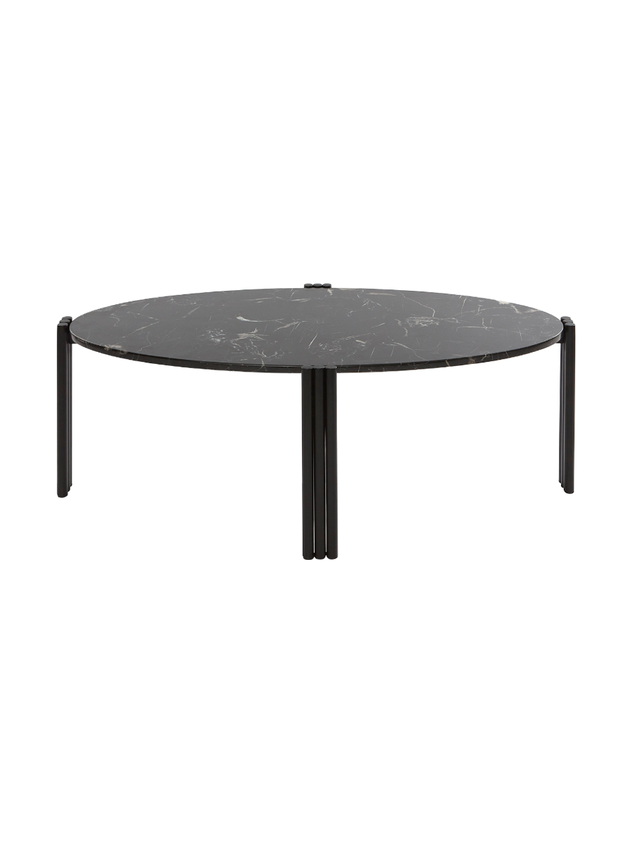 
Marble Design Side/Coffee Table "Tribus" Black - 92.4 x 47.6 cm
