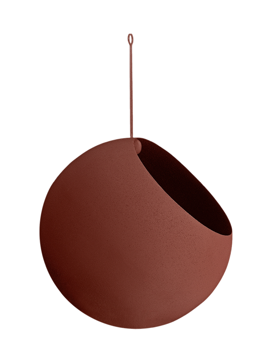 
Portavaso di design sospeso per interni/esterni „Globe“, Ginger Bread - Ø 21 x 32 cm