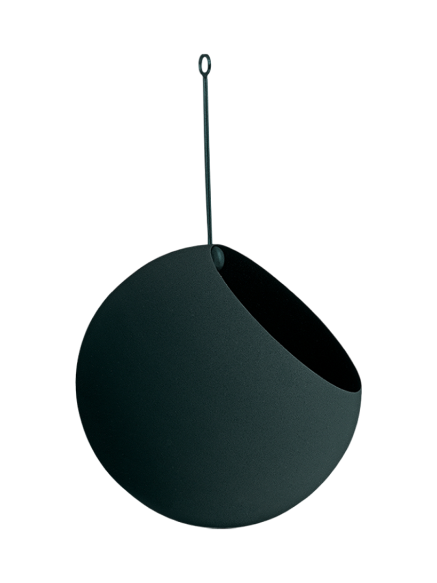 
Hanging Indoor/Outdoor Design Planter "Globe", Forest - Ø 17 x 28 cm