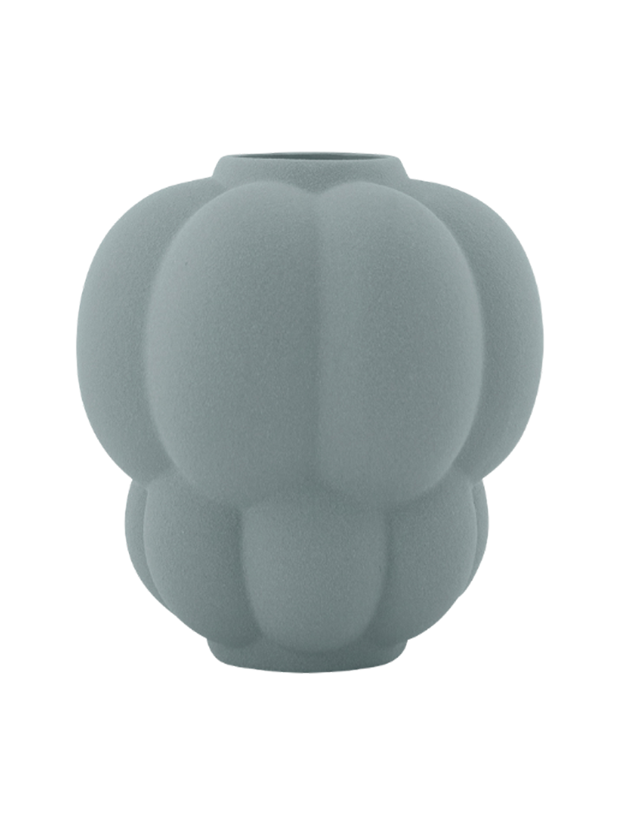 
Hand-blown Designer Vase "Uva" - Pale Mint - Small
