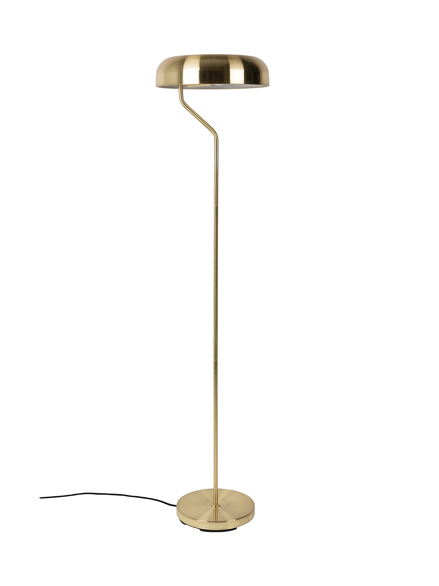 
"Eclipse" Designer Floor Lamp - Gold