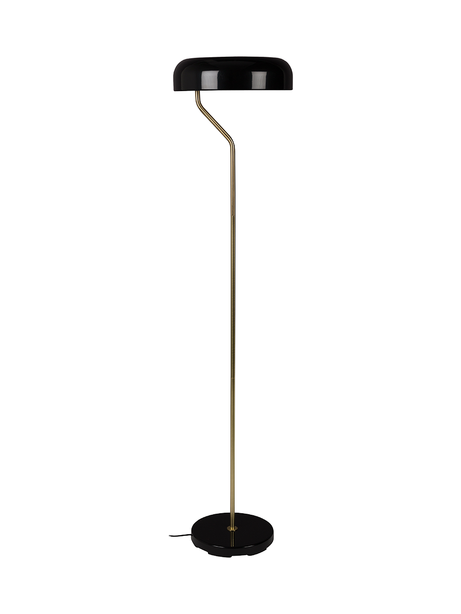 
"Eclipse" Designer Floor Lamp - Black