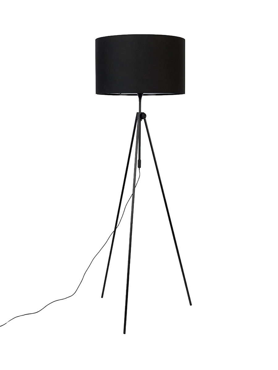 
Lampada da terra di design «Fan Lesley» - Nero