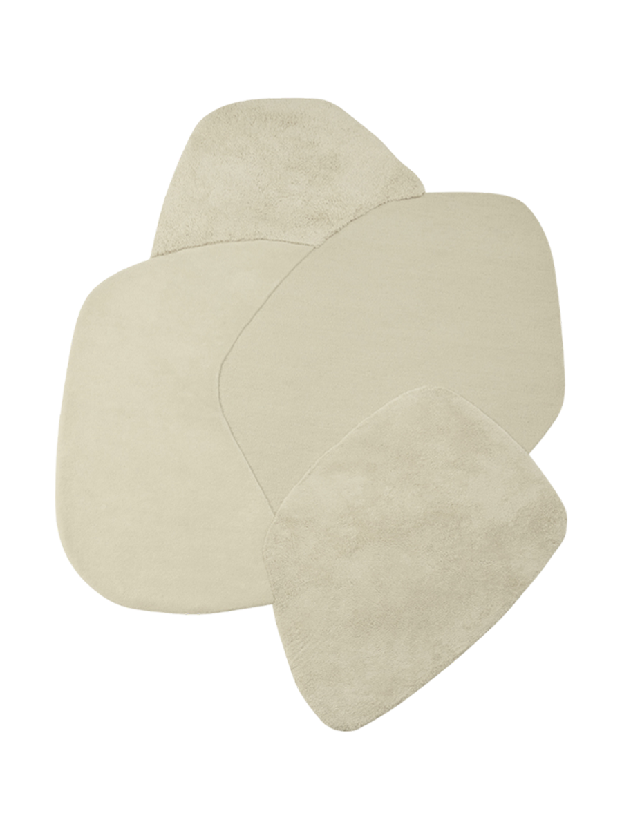 
Tapis design « Mola », Crème - 140 x 195 cm