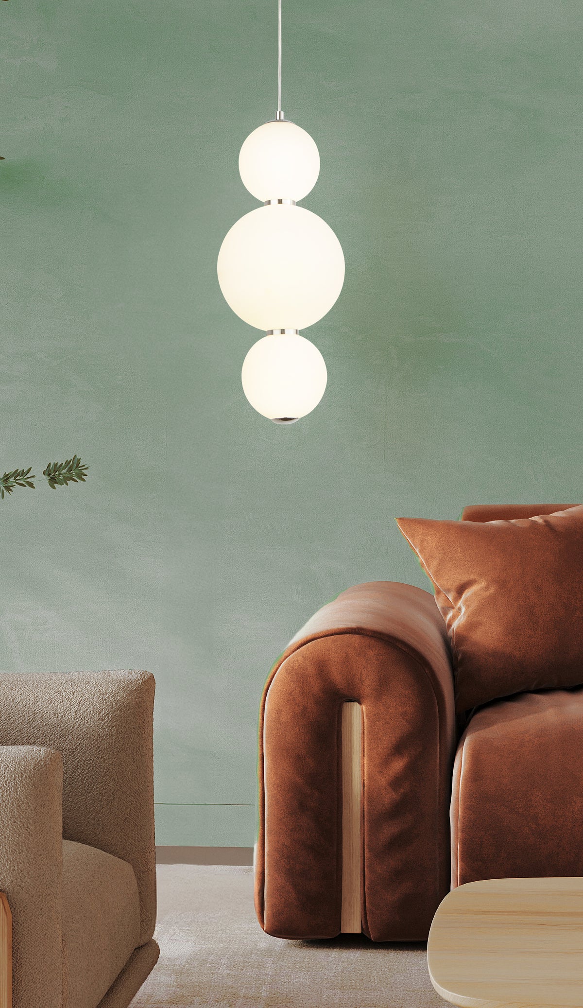 
Lampada a sospensione LED dal design "Snowball"