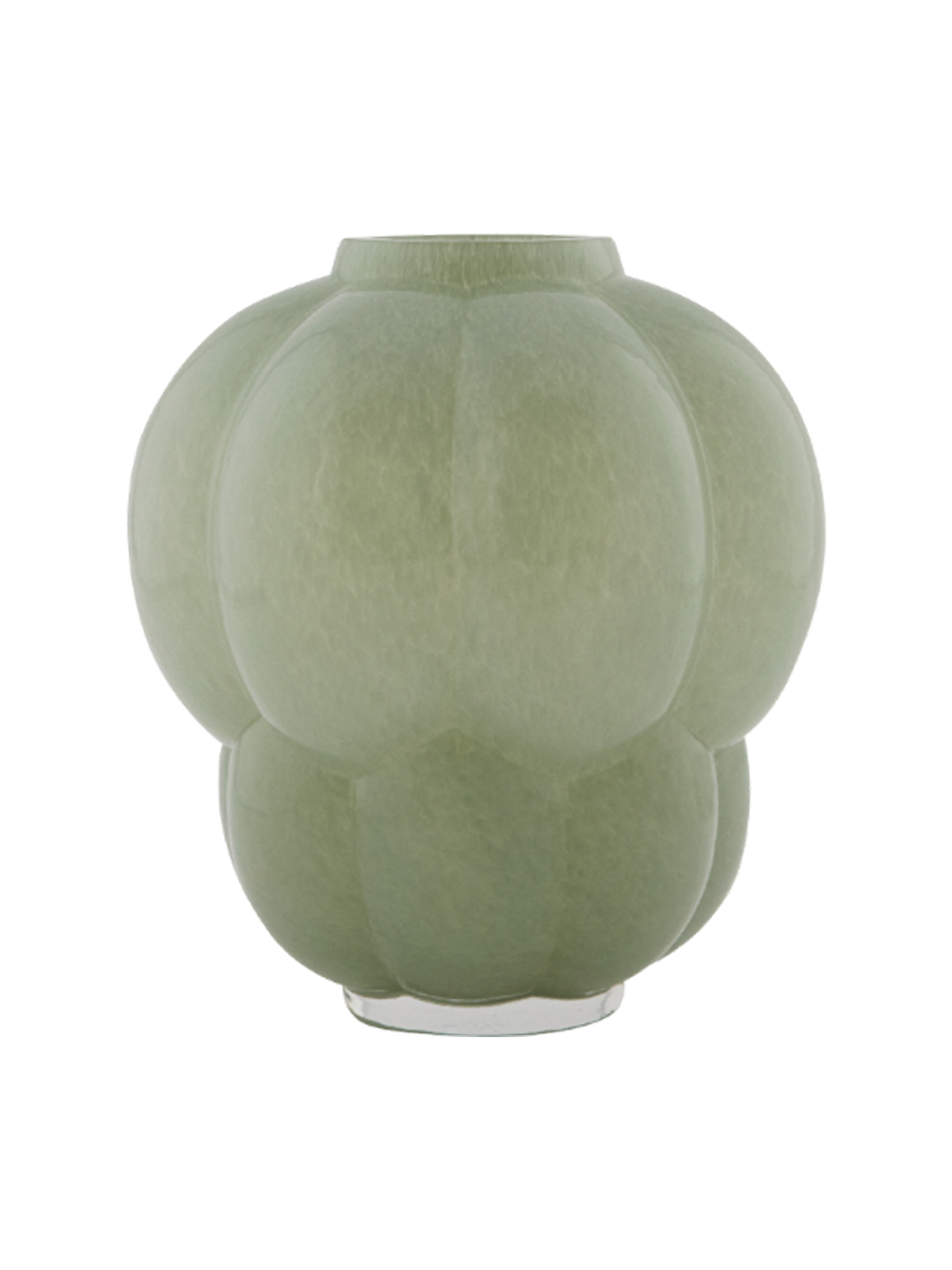
Hand-blown design vase "Uva" - Pastel green - Small