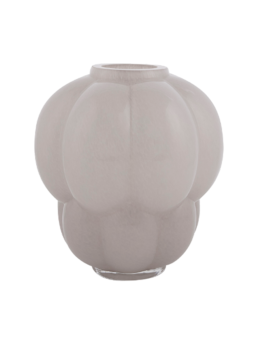 
Mundgeblasene Design Vase „Uva“ - Dove - Small