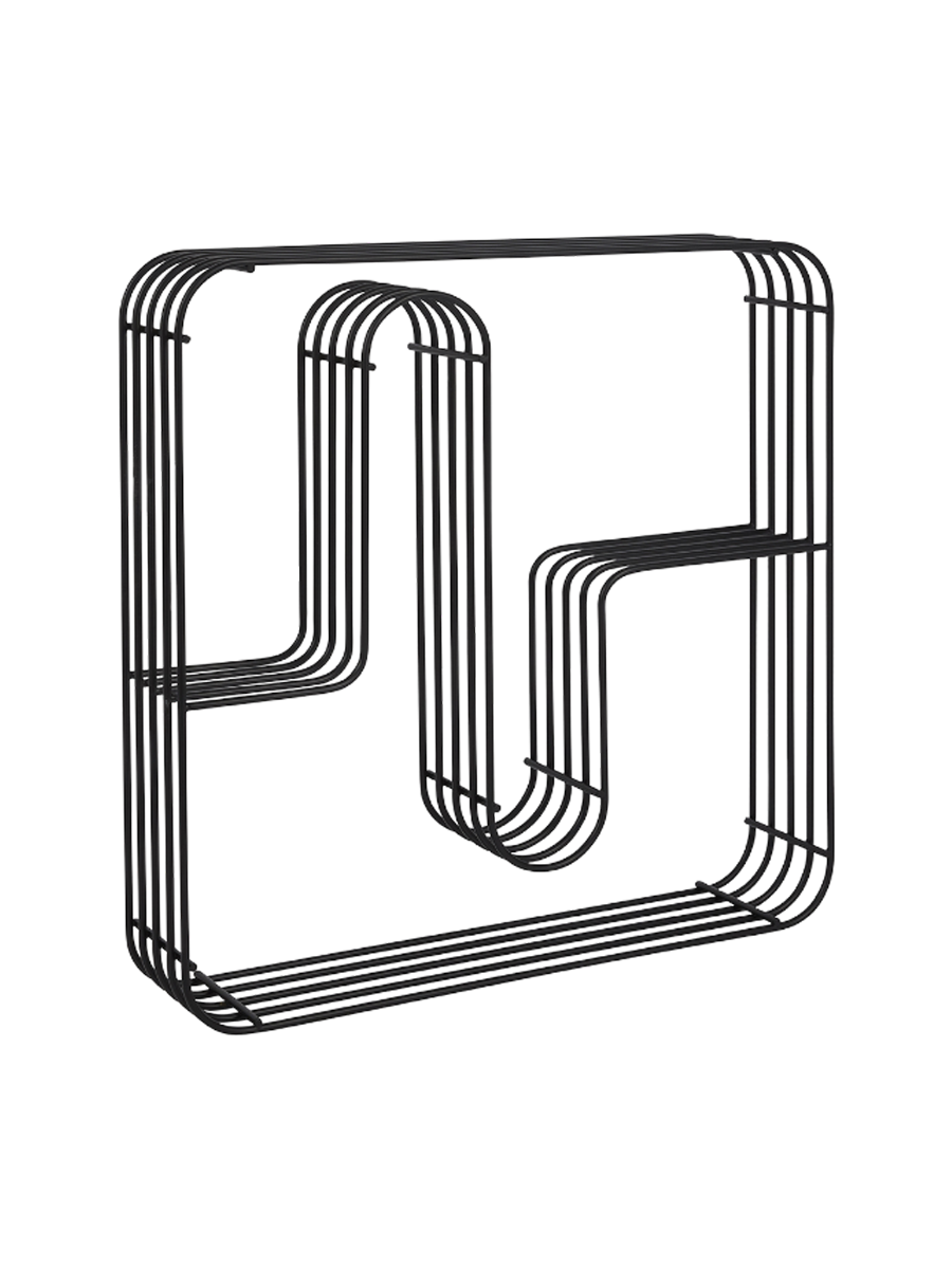 
Étagère murale design « Curva », Small - Noir