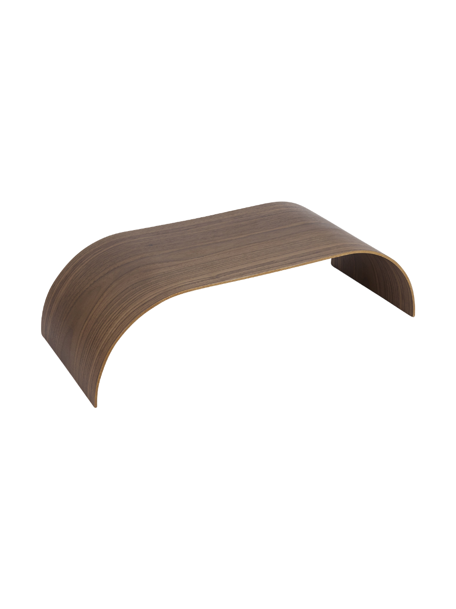 
Wooden Tray "Curva" for the Curva Wall Shelf, Medium - Nut tree