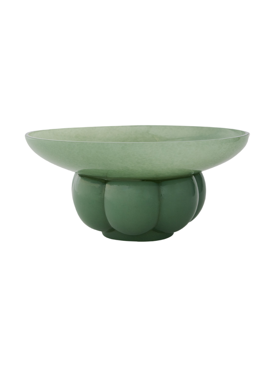 
Bol design soufflé à la bouche "Uva" Ø 33 cm - Vert pastel