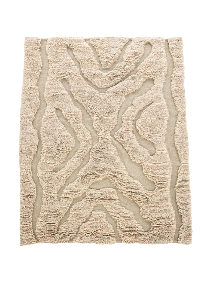 
Hand-Woven Designer Rug "Trondheim" Made of 100% Wool - 200 x 300 cm