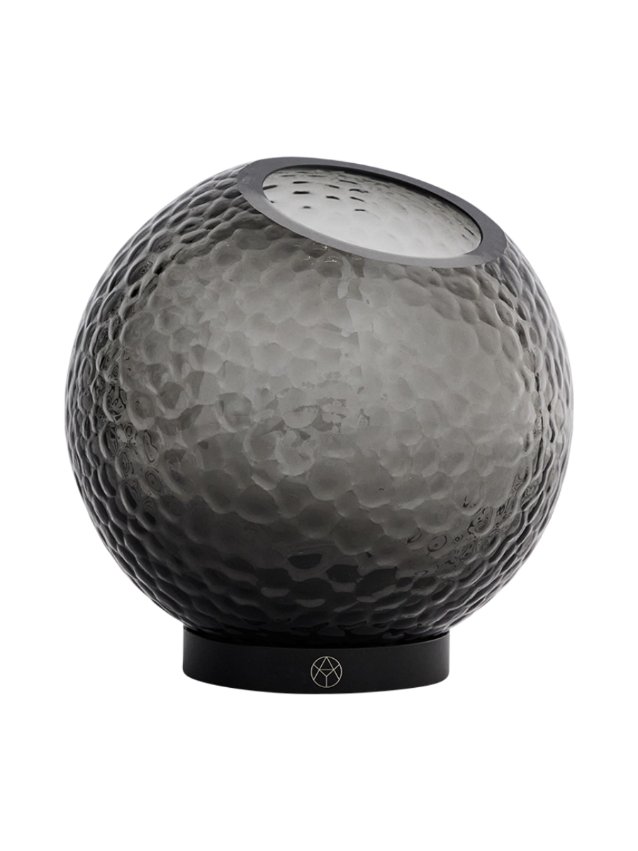 
Vaso di design „Globe Bubbles“ - nero - Ø 17cm x H 17 cm