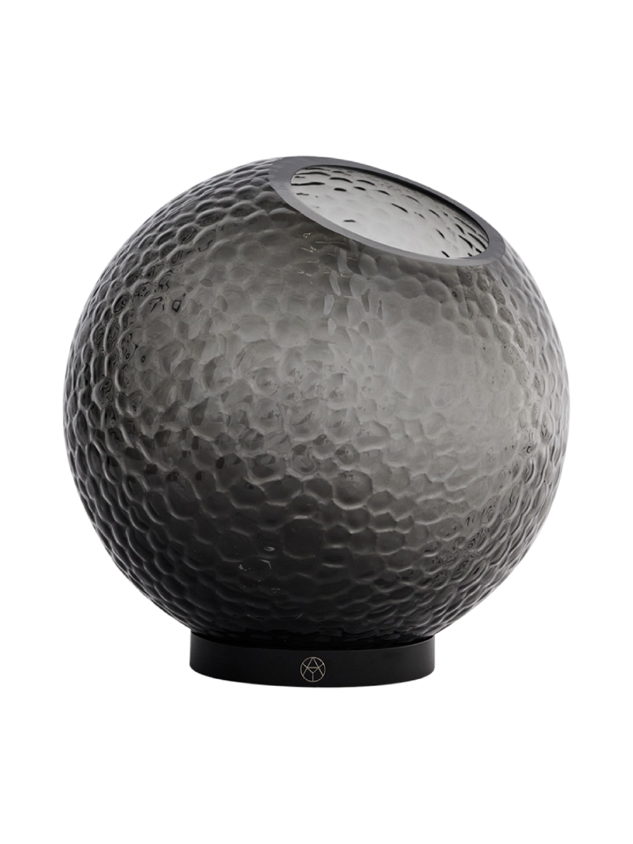 
Vaso di design „Globe Bubbles“ - nero - Ø 21 cm x H 21 cm