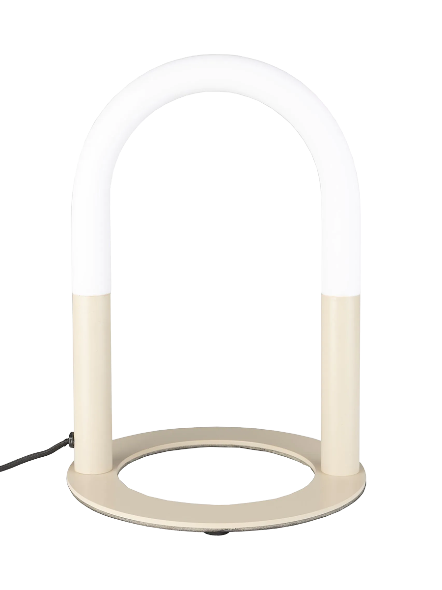 
Lampada da tavolo di design «Arch» - Beige