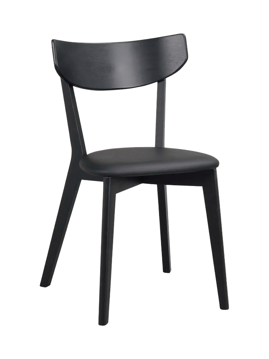 
Sedia di alta qualità in legno massiccio “Amy” - Esche nero
