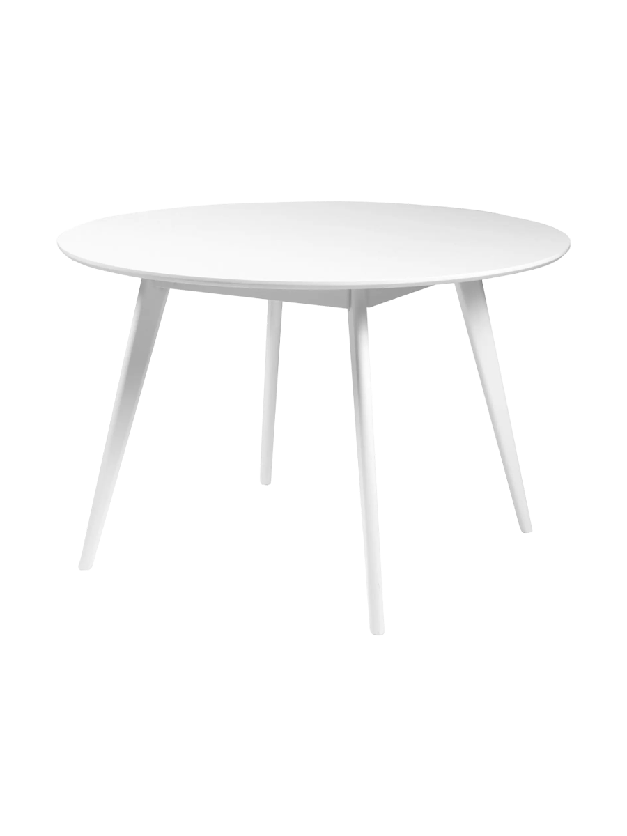 
Tavolo da pranzo rotondo «Yumi» Ø 115 cm - Bianco
