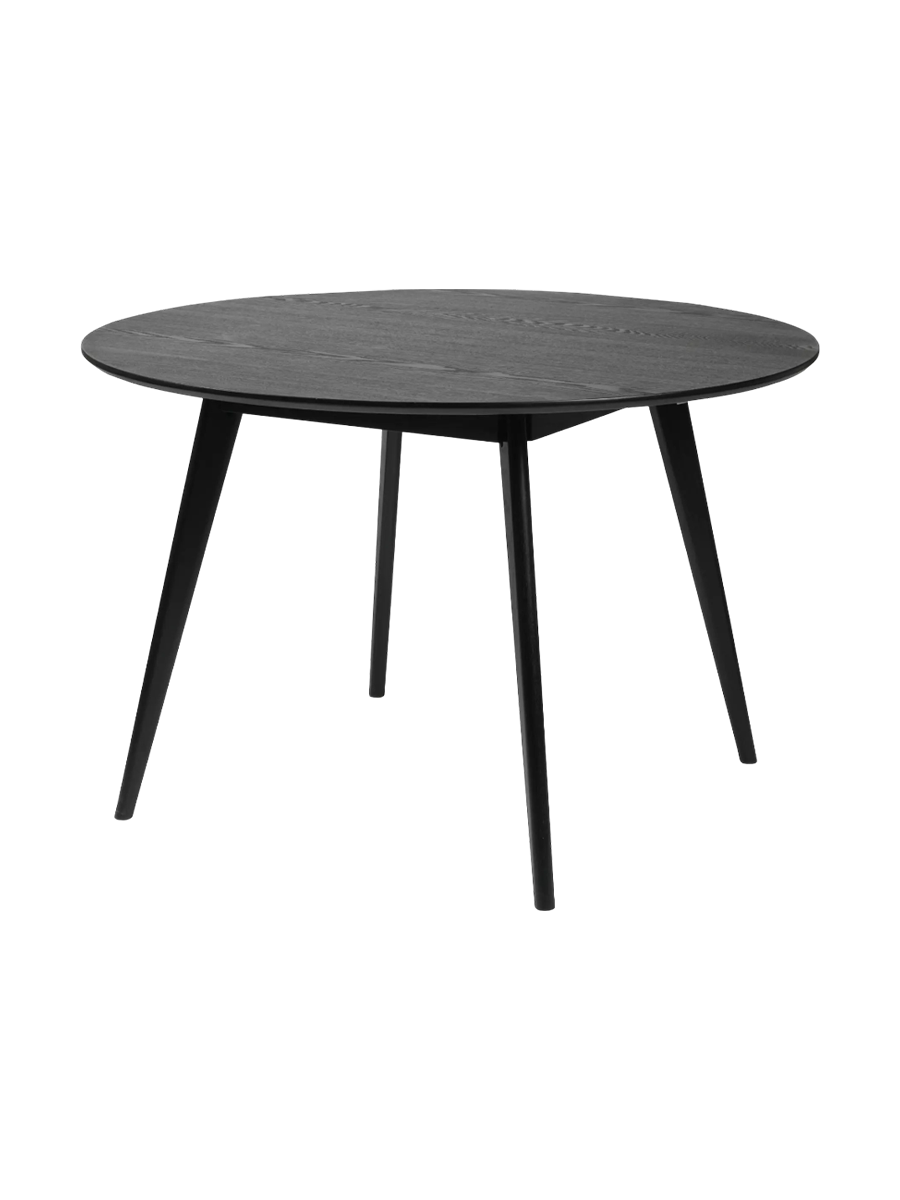 
Tavolo da pranzo rotondo «Yumi» Ø 115 cm - Rovere Nero
