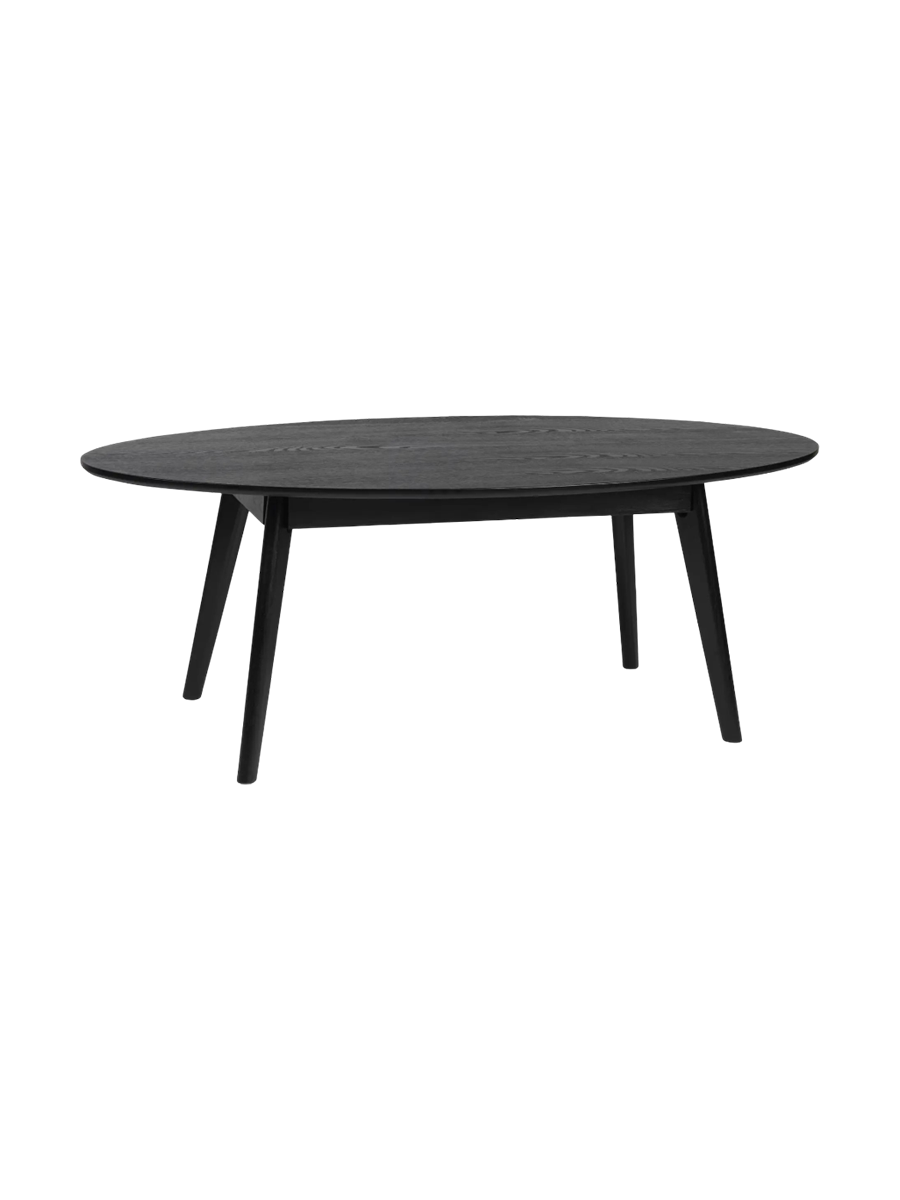 
Ovaler Couchtisch „Yumi“ 130 x 65 cm - Schwarz