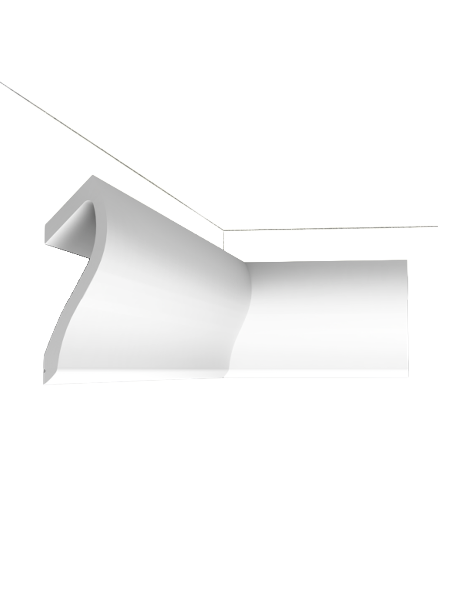 
Profilo decorativo da parete „SHADE C 371“ per illuminazione indiretta - 200 cm