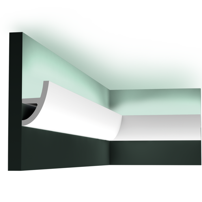 
Decorative Wall Profile "ANTONIO C 373" for Indirect Lighting - 200 cm
