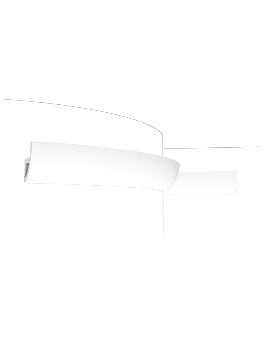 
Profilo decorativo da parete „ANTONIO C 373 Fle“x per illuminazione indiretta - 200 cm
