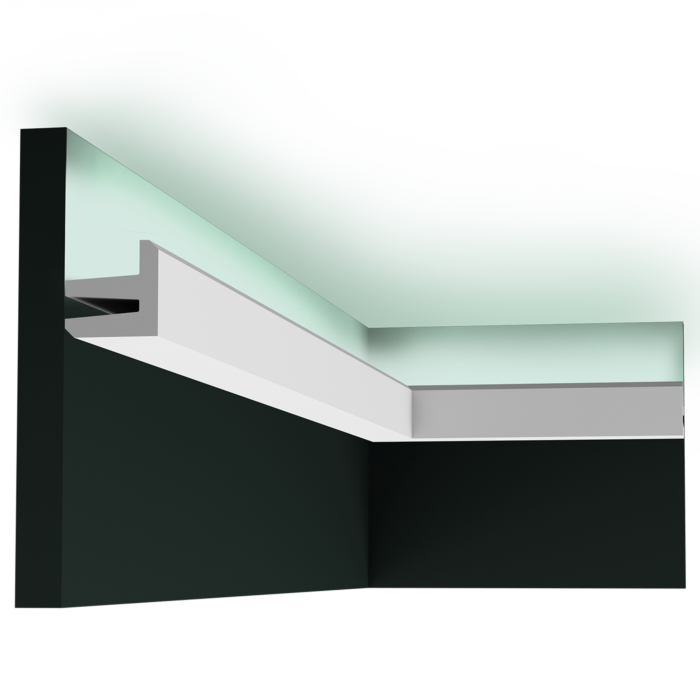 
Decorative Wall Profile "LINEAR LED C 380 L3" for Indirect Lighting - 200 cm