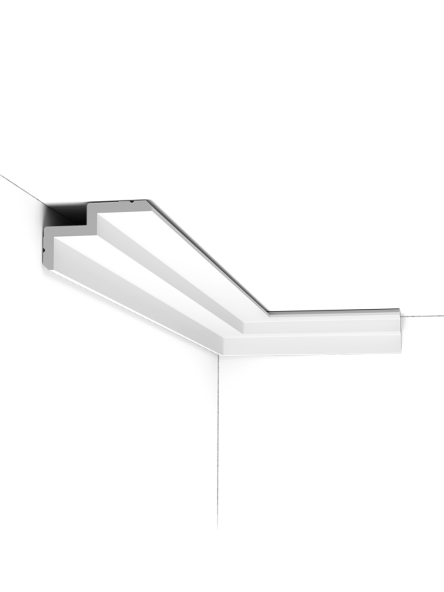 
Deko-Stuckleiste „STEPS C 390“ - 200 cm