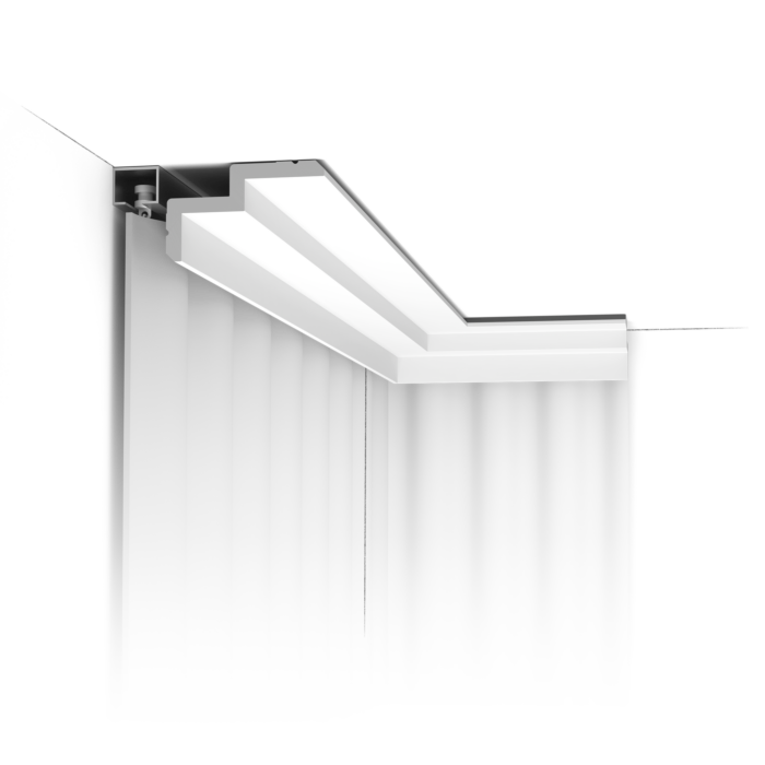 
Deko-Stuckleiste „STEPS C 390“ - 200 cm