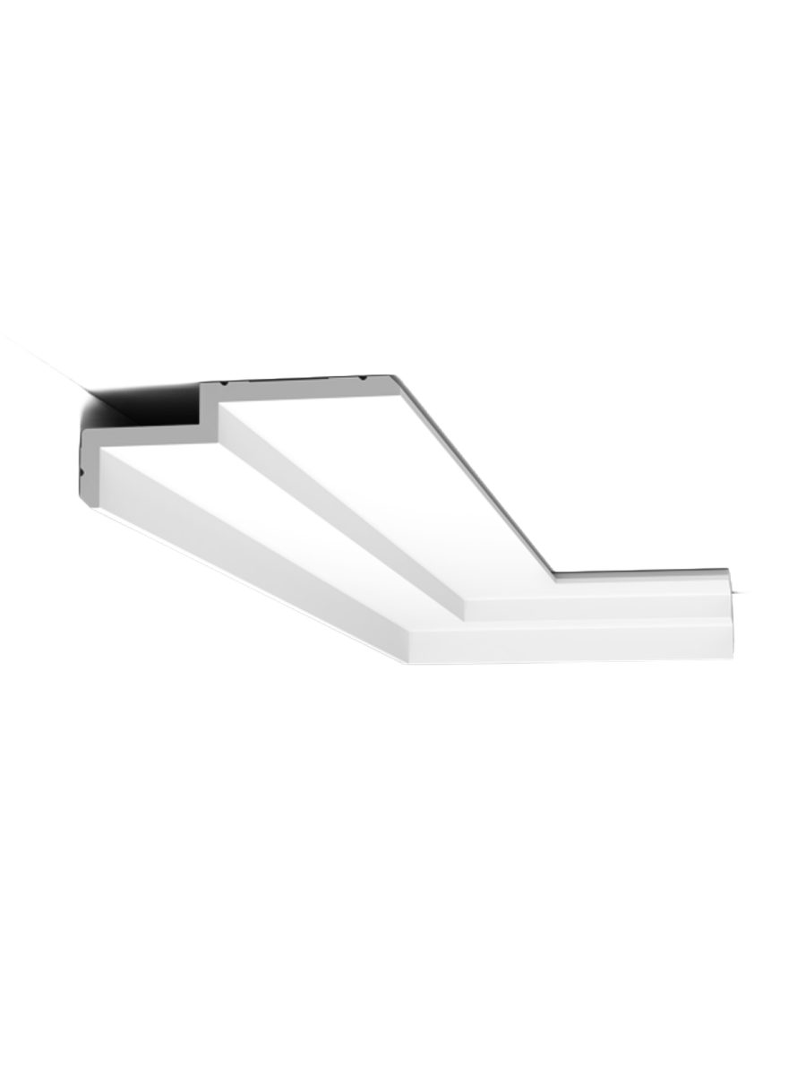 
Deko-Stuckleiste „STEPS C 391“ - 200 cm