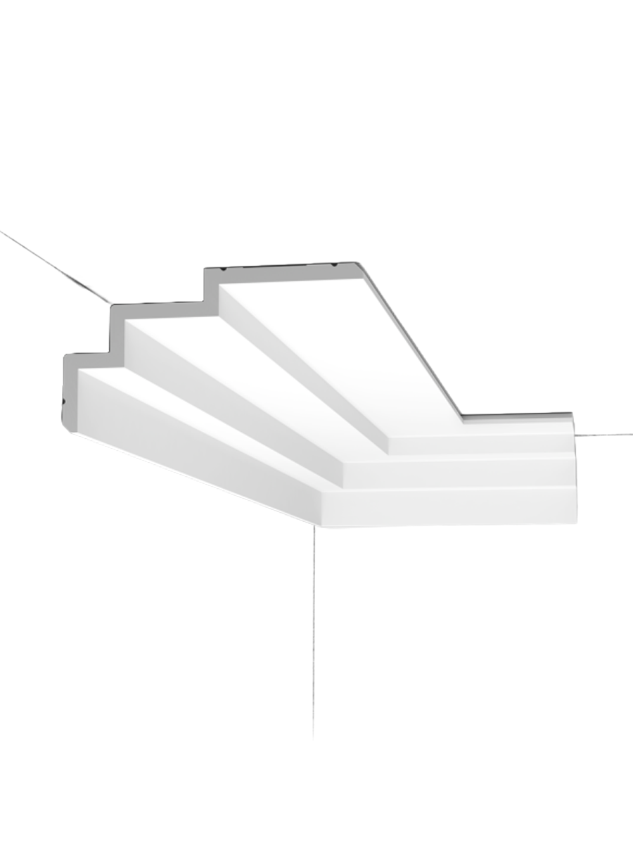 
Deko-Stuckleiste „STEPS C 392“ - 200 cm