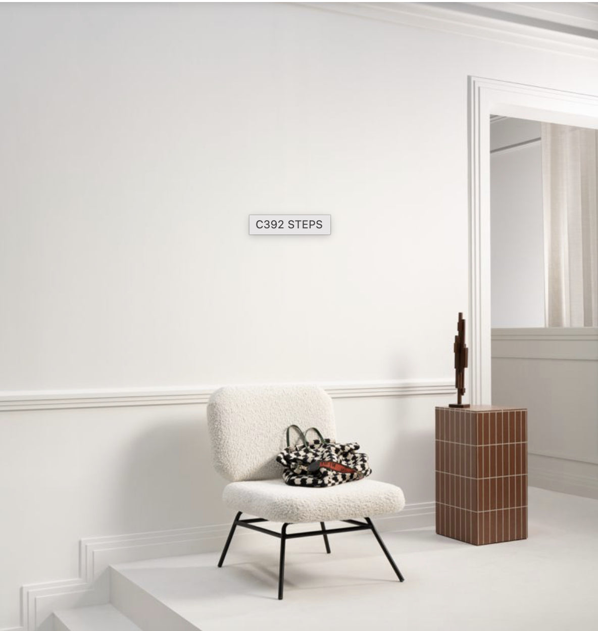 
Deko-Stuckleiste „STEPS C 392“ - 200 cm