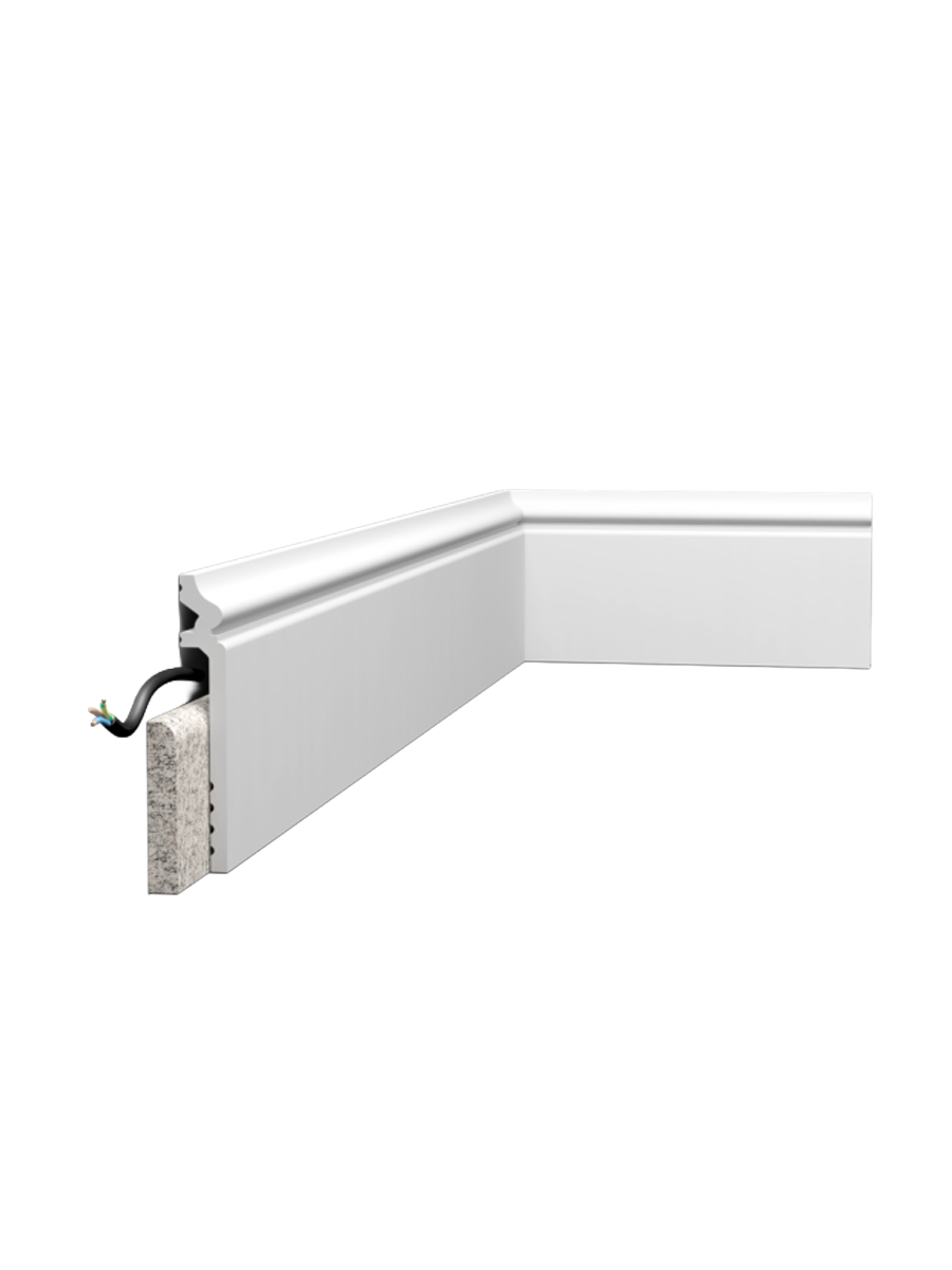 
Decorative & Cover Skirting Board "CONTOUR SX 186" - 200 cm