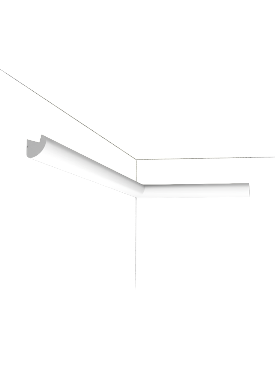 
Profilo decorativo da parete „CX 188“ per illuminazione indiretta - 200 cm
