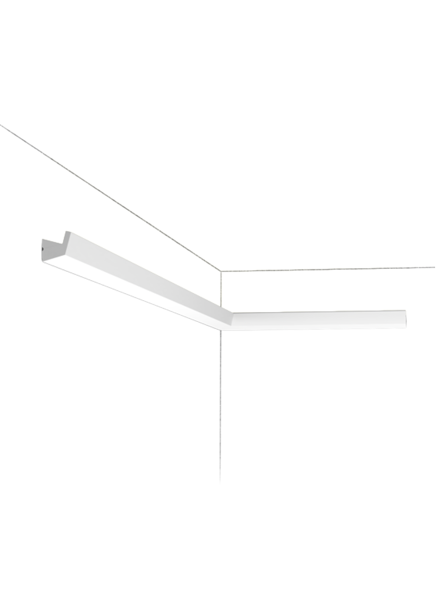 
Profilo decorativo da parete „CX 189“ per illuminazione indiretta - 200 cm